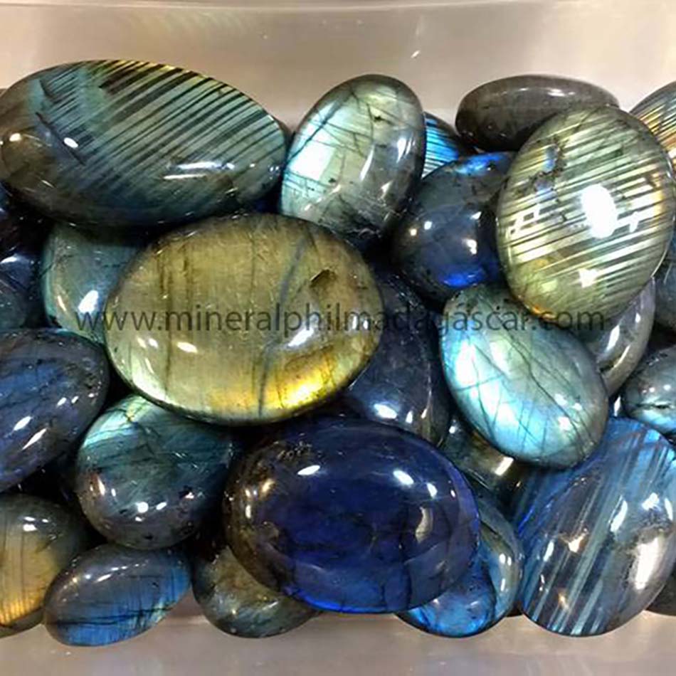 blue labradorite tumbled stones top quality
